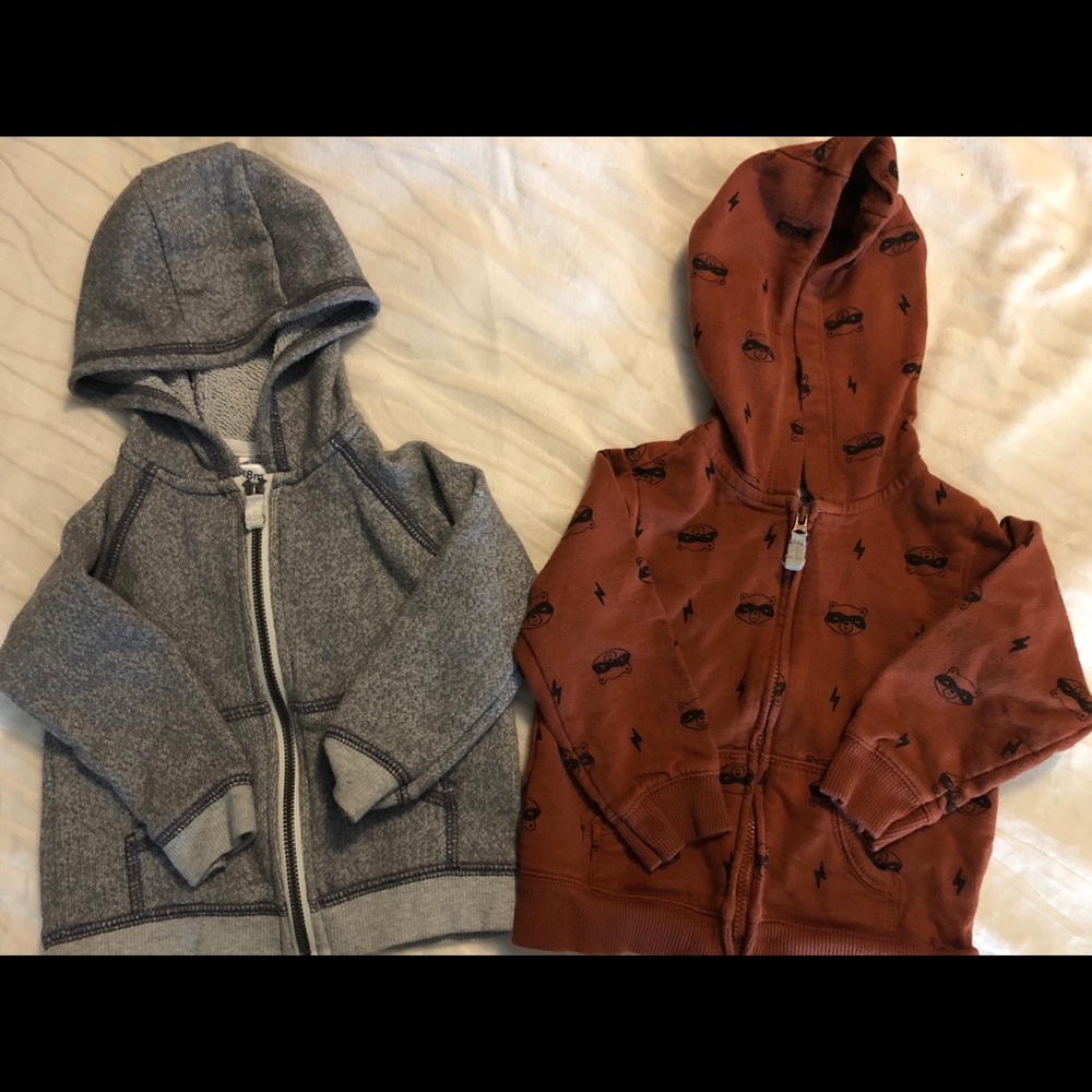 Zip up hoodies
